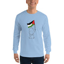 Handala Palestine Printed Unisex Long Sleeve Shirt