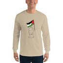 Handala Palestine Printed Unisex Long Sleeve Shirt