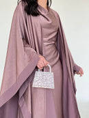 Silk abaya set 3+ colours