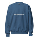 "i'm the grandchild of 1948." Embroidered Unisex Sweatshirt
