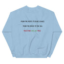 Palestine Will be Free Printed Unisex Sweatshirt