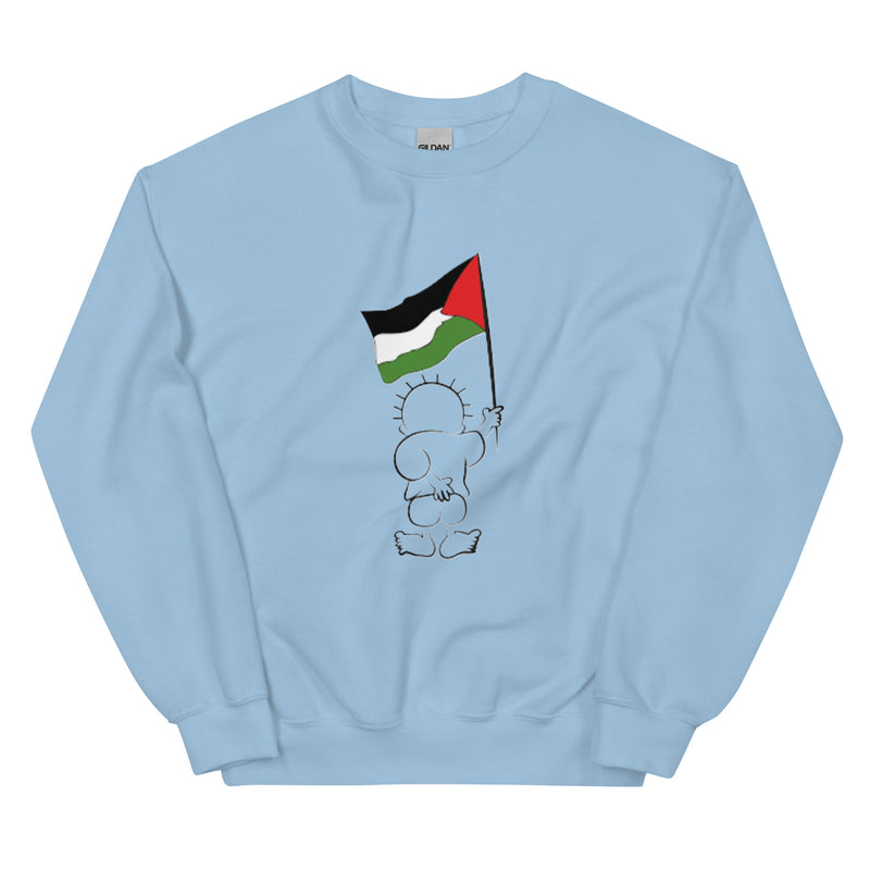 Handala Palestine Printed Unisex Sweatshirt