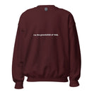 "i'm the grandchild of 1948." Embroidered Unisex Sweatshirt