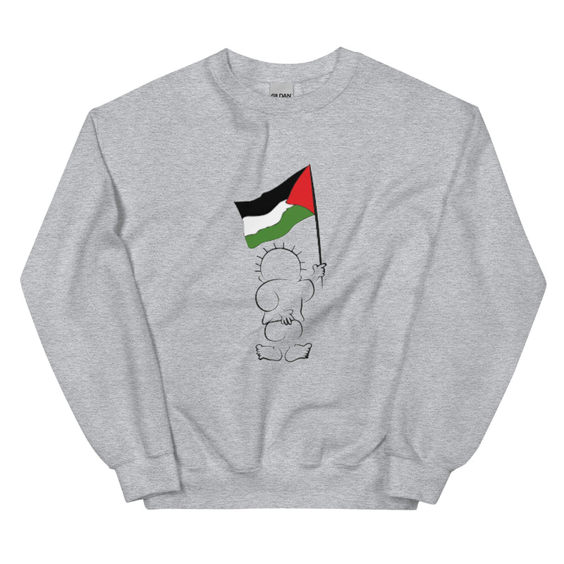 Handala Palestine Printed Unisex Sweatshirt