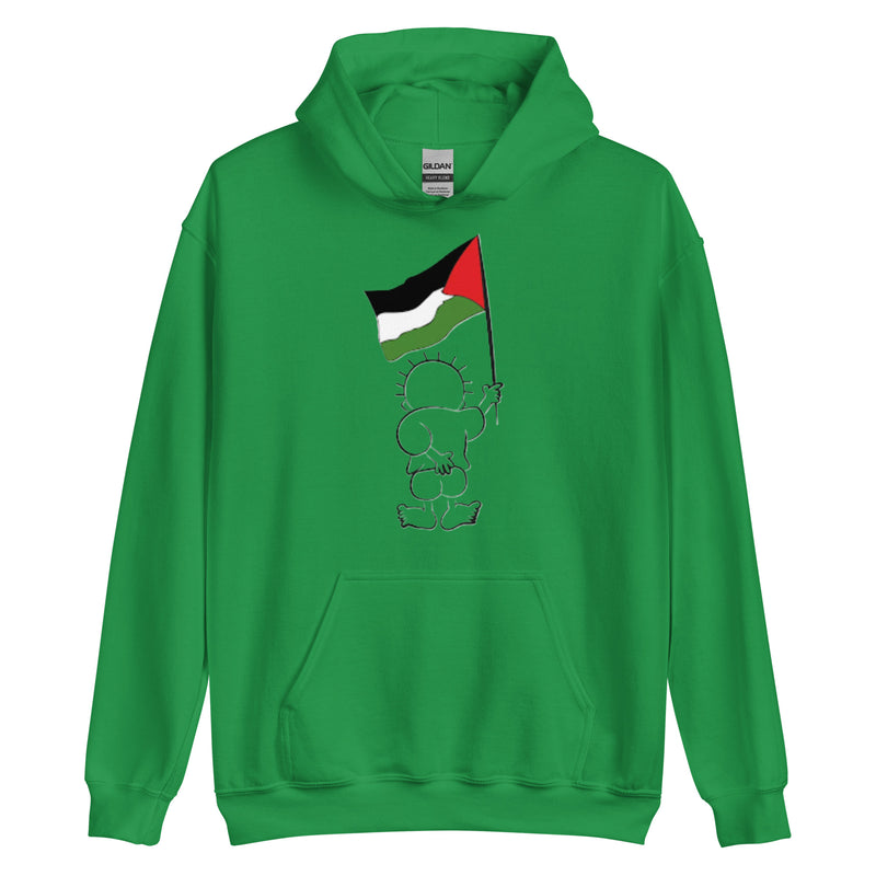 Handala Palestine Printed Unisex Hoodie