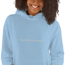 "from the river to the sea." Embroidered Unisex Hoodie