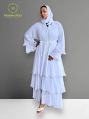 Abaya Ivy White