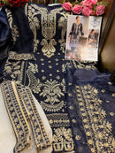 Check out Maria B’s fully embroidered georgette suit with pearls, sequins, dorri work, diamante stonework and thread embroidery!