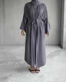 Slate 2 Piece Abaya