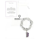 Amethyst & Howlite Tasbih | Women's Islamic Prayer Beads, 99 Beads