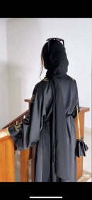 Embroidered Kimono Open Abaya (Premium)