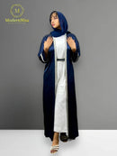 Abaya Reem Metallic Navy
