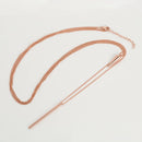 Rose Gold Glorious Bar & Spike Necklace