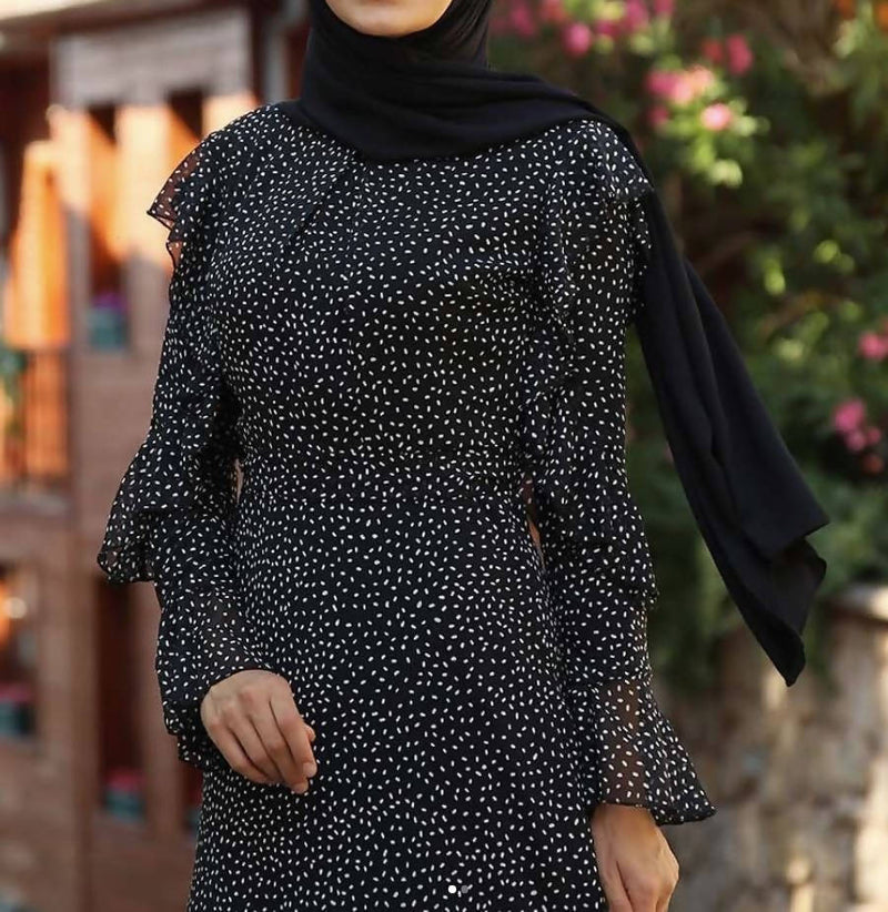 Polka Dot Chiffon Summer Dress | MODASTY Polka Dot Chiffon Summer Dress | MODASTY