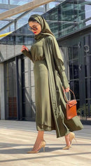 Sameh Abaya 3 pc set