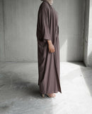 Cedar 3 Piece Linen Abaya