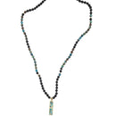 Turquoise & Lava Tasbih | Women's Islamic Prayer Beads, 99 Beads