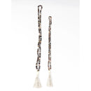 Botswana Agate Tassel Tasbih | Women's Islamic Prayer Beads, 99 Beads