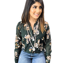 Élevez le Tasbih | Collier avec pendentif en jade blanc, jaspe rose et perles de pierres précieuses en agate Crazy Lace