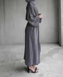 Slate 2 Piece Abaya