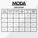 Fitted Assymetrical Burkini Swim Suit (2-Piece Set)