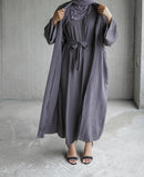 Slate 2 Piece Abaya