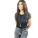 Glaucophane & Agate Tasbih | Women's Islamic Prayer Beads, 99 Beads