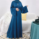 Maya Flowy Satin Abaya