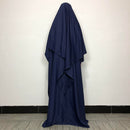 Simple Cuff Jilbab Abaya Khimar Set (2-Piece Set)