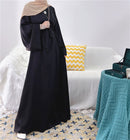 Maya Flowy Satin Abaya