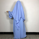 Butterfly Jilbab Abaya Khimar Crepe Set (2-Piece Set)