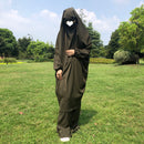 Simple Cuff Jilbab Skirt Set (2-Piece Set)