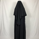 Butterfly Jilbab Abaya Khimar Crepe Set (2-Piece Set)