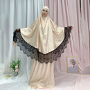 Satin Laced Prayer Set (2-Piece Set)