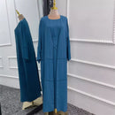 Tulip Waist Wrap Dress Set (3 -Piece Set)