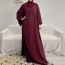 Simple Solid Maxi Dress