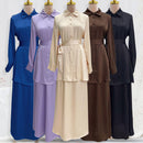 Co-ord Satin Tunic Skirt Set