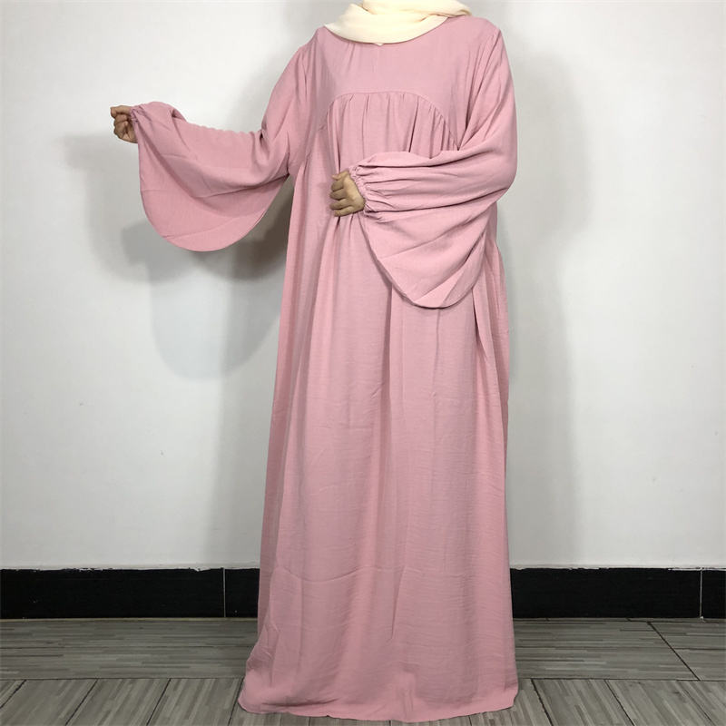 Simple Solid Maxi Dress
