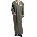 Mens Classic Twisted Emirati Thobe Jubbah