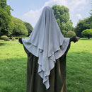 Crêpe Khimar à deux couches