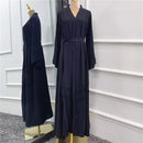 Zafinah Open Abaya Maxi Dress