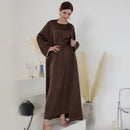 Danya Diamond Dazzle Open Abaya Set (2-Piece Set)