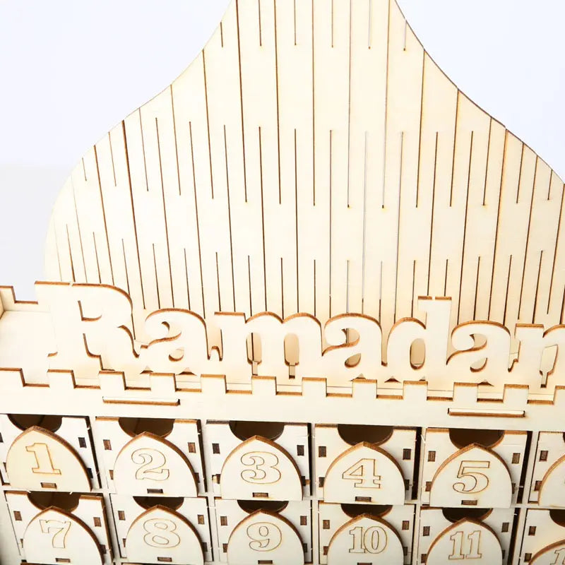 Ramadan DIY Wooden Advent Countdown Calender for Kids Ramadan DIY Wooden Advent Countdown Calender for Kids