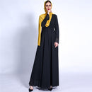 Leena Waist Cross Wrap Chiffon Maxi Dress