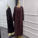 Tulip Waist Wrap Dress Set (3 -Piece Set)