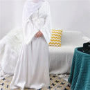 Maya Flowy Satin Abaya