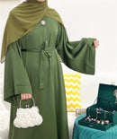 Maya Flowy Satin Abaya