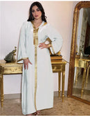 Valeria Velvet Moroccan Kaftan Dress