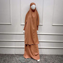 Cinched Cuff Jilbab Skirt Set (2-Piece Set)