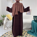 Tulip Waist Wrap Dress Set (3 -Piece Set)